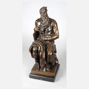 Bronze Moses nach Michelangelo
