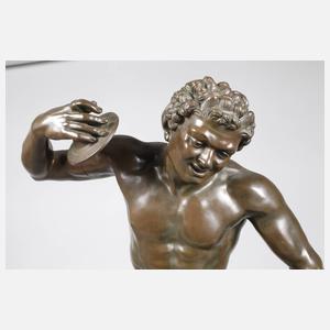 Musizierender Faun mit Zimbeln