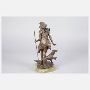 Paul Ludwig Kowalczewski, Diana mit Hund