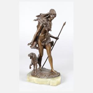 Paul Ludwig Kowalczewski, Diana mit Hund