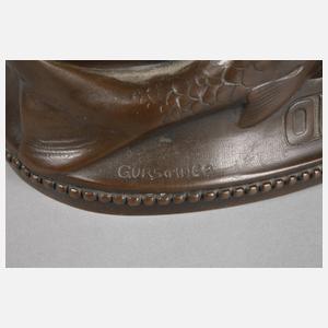 Gustav Gurschner, Andenkenschale Bronze