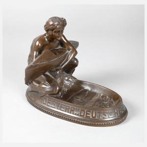 Gustav Gurschner, Andenkenschale Bronze