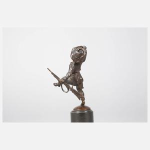 Lausejunge mit Gewehr