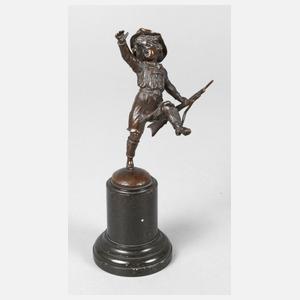 Lausejunge mit Gewehr