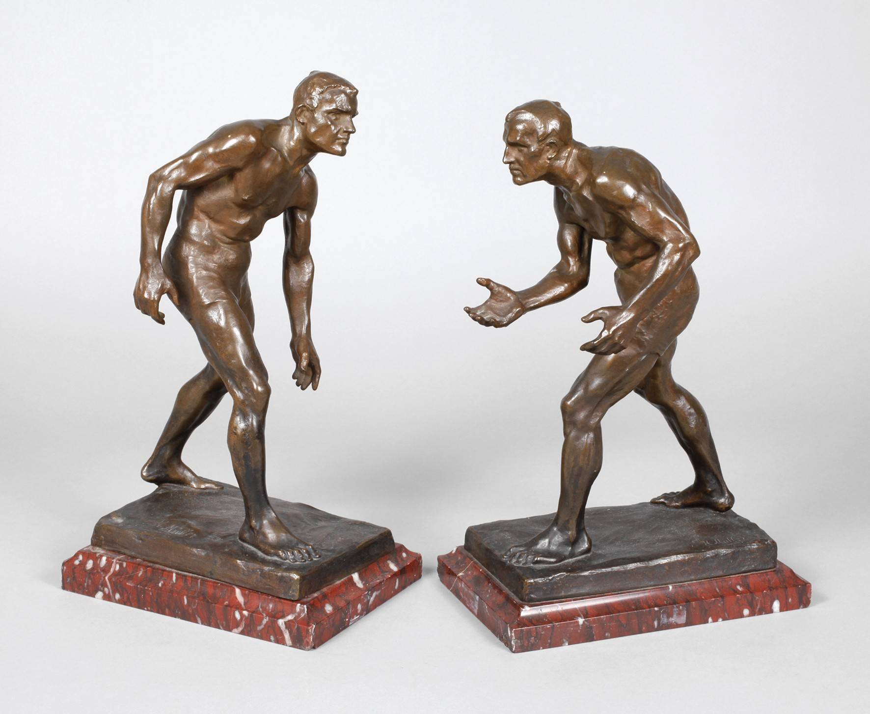 Hans Müller, zwei Ringerrbonzen