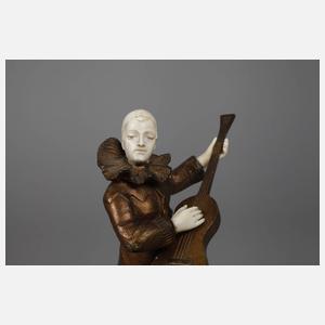 Hans Keck, Chryselephantin Pierrot