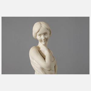 Giuseppe Bessi, Mädchenplastik Art déco