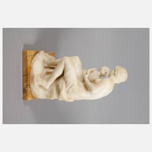 Daniel Greiner, Alabasterfigur Mutter mit Kind