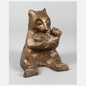 Bärenmutter mit Jungem