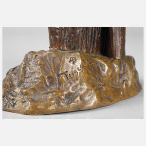 Bronze Hengst im Hürdenrennen