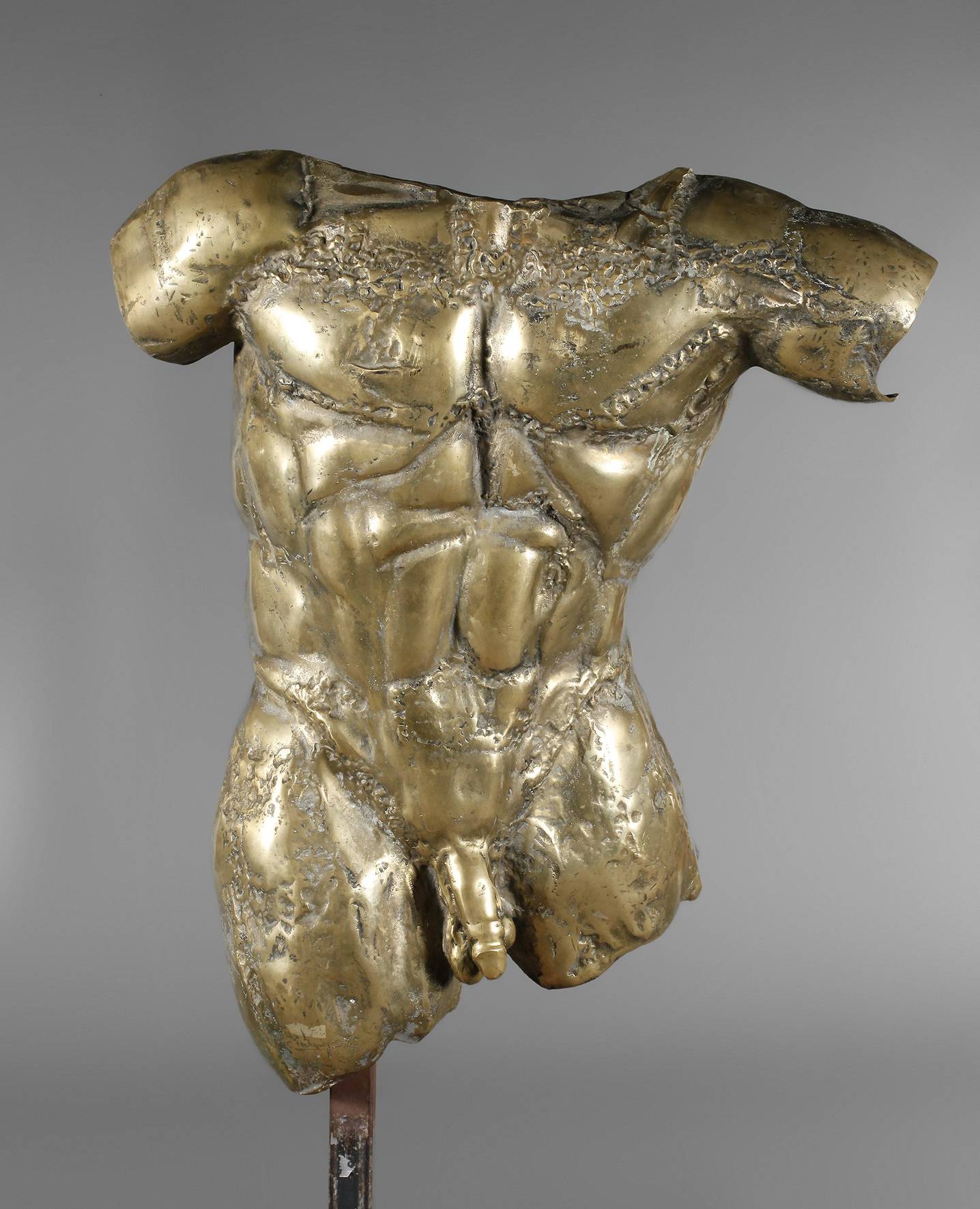 Großer Bronzetorso