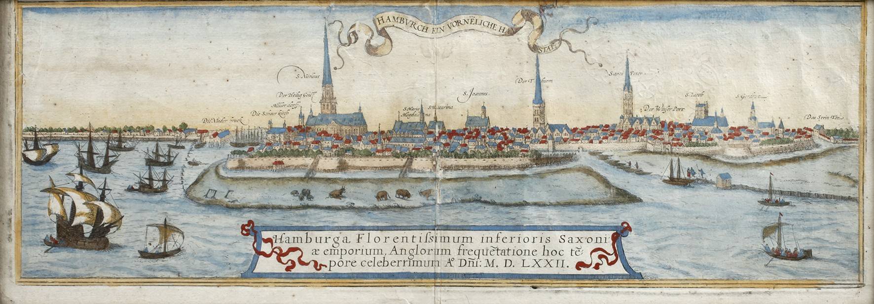 Franz Hogenberg, Ansicht Hamburg