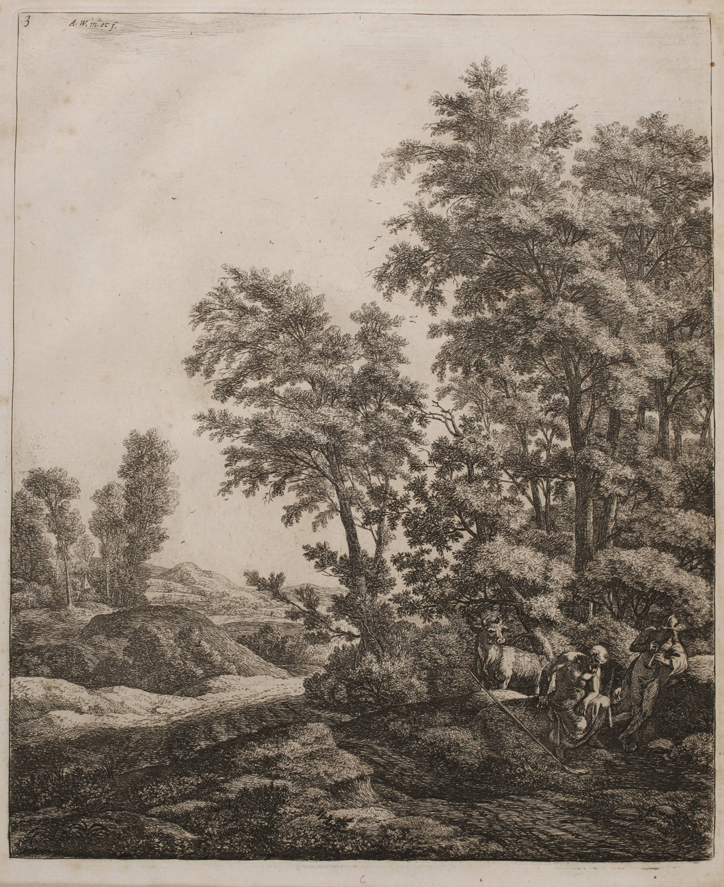 Anthonie Waterloo, ”Merkur & Argus”