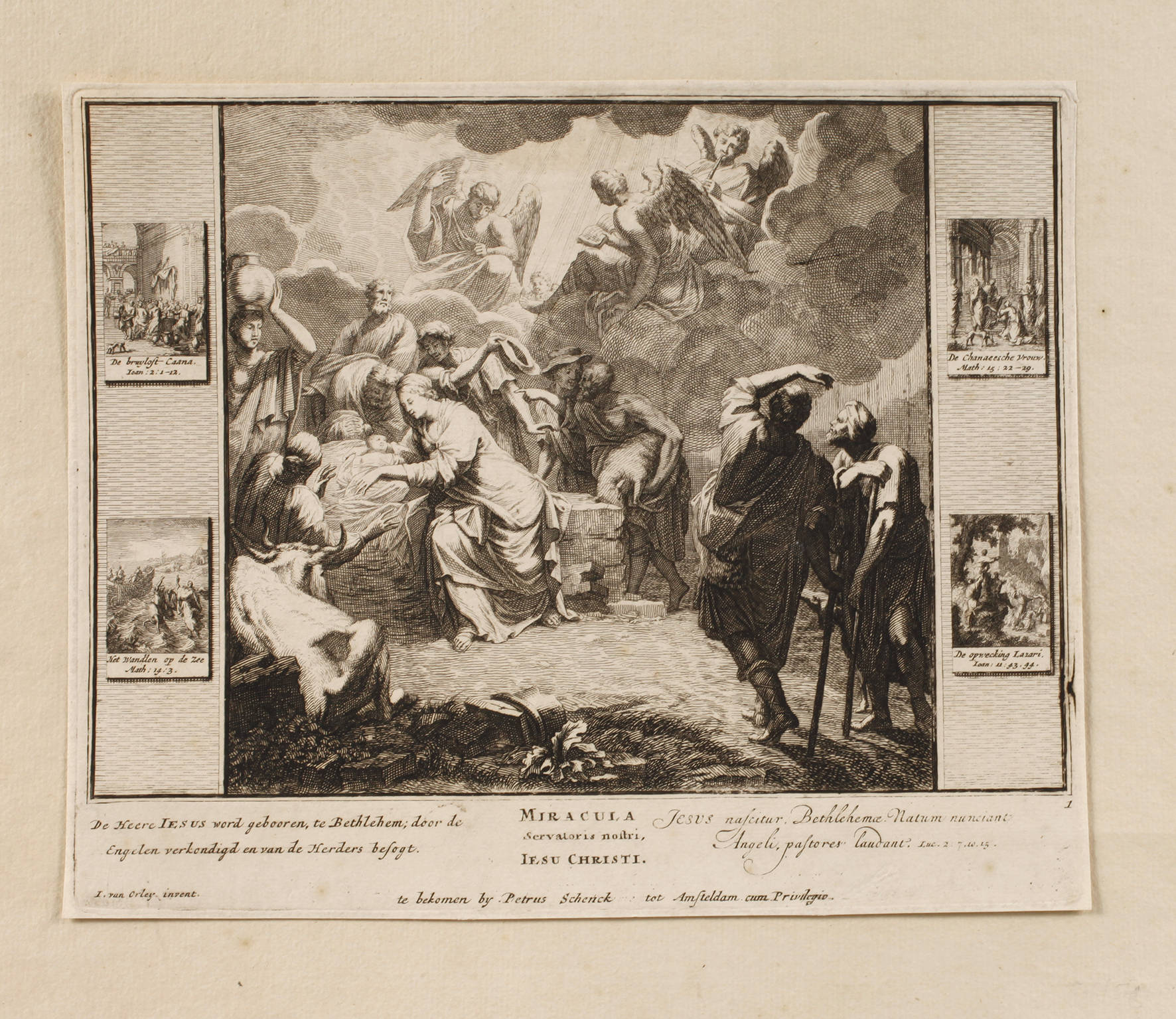 Jan van Orley, Christi Geburt