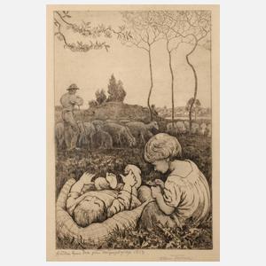 Prof. Hans Thoma, ”Idylle II”