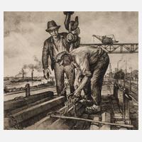 Dirk van Hees, Hafenarbeiter111