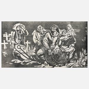 Eduard Bischoff, Kriegstrauer