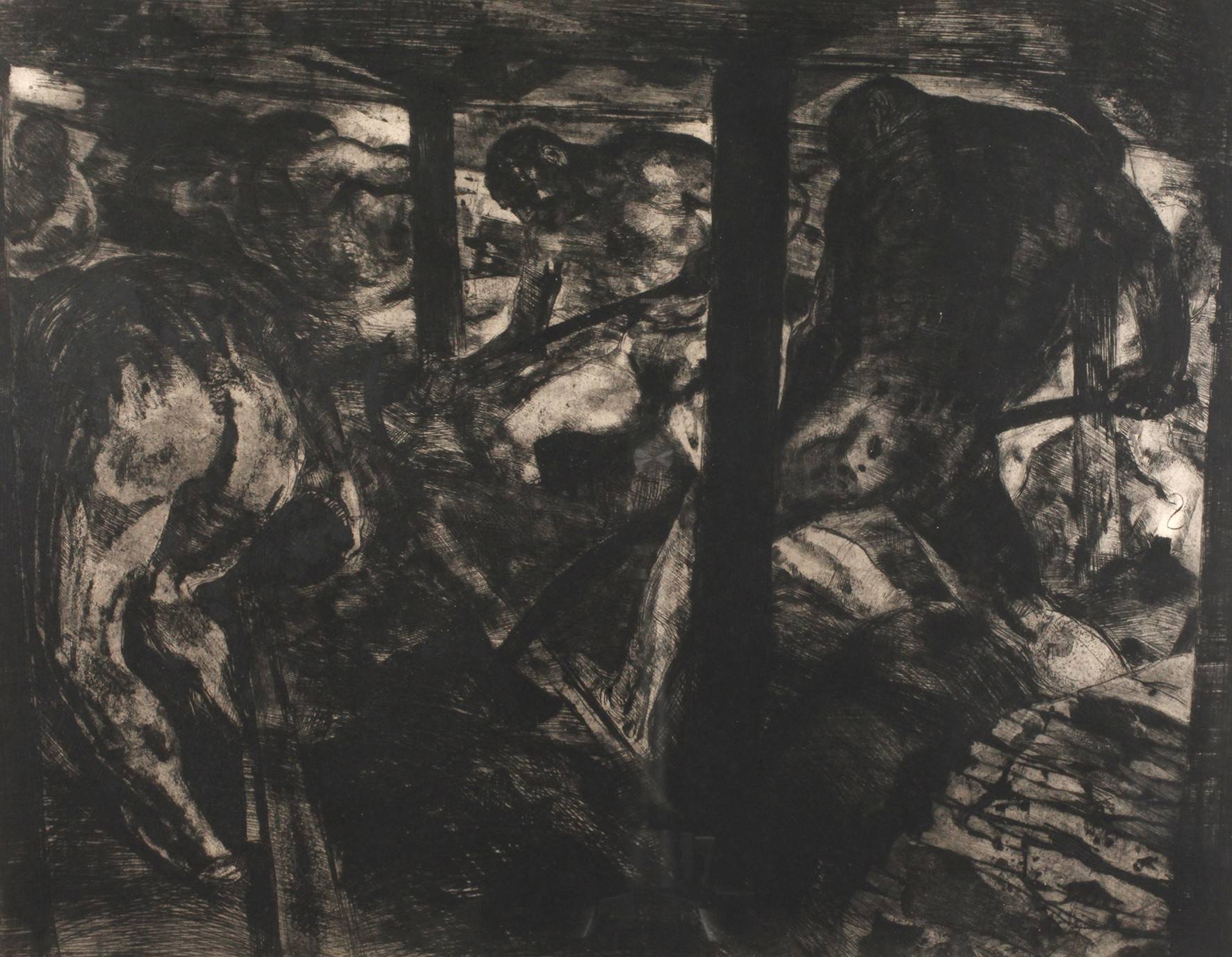 Prof. Fritz Feigler, Bergarbeiter