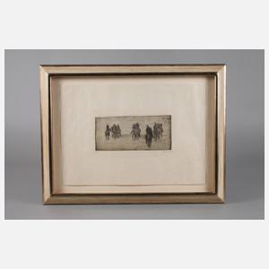 Prof. Fritz Feigler, Reiter