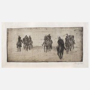 Prof. Fritz Feigler, Reiter