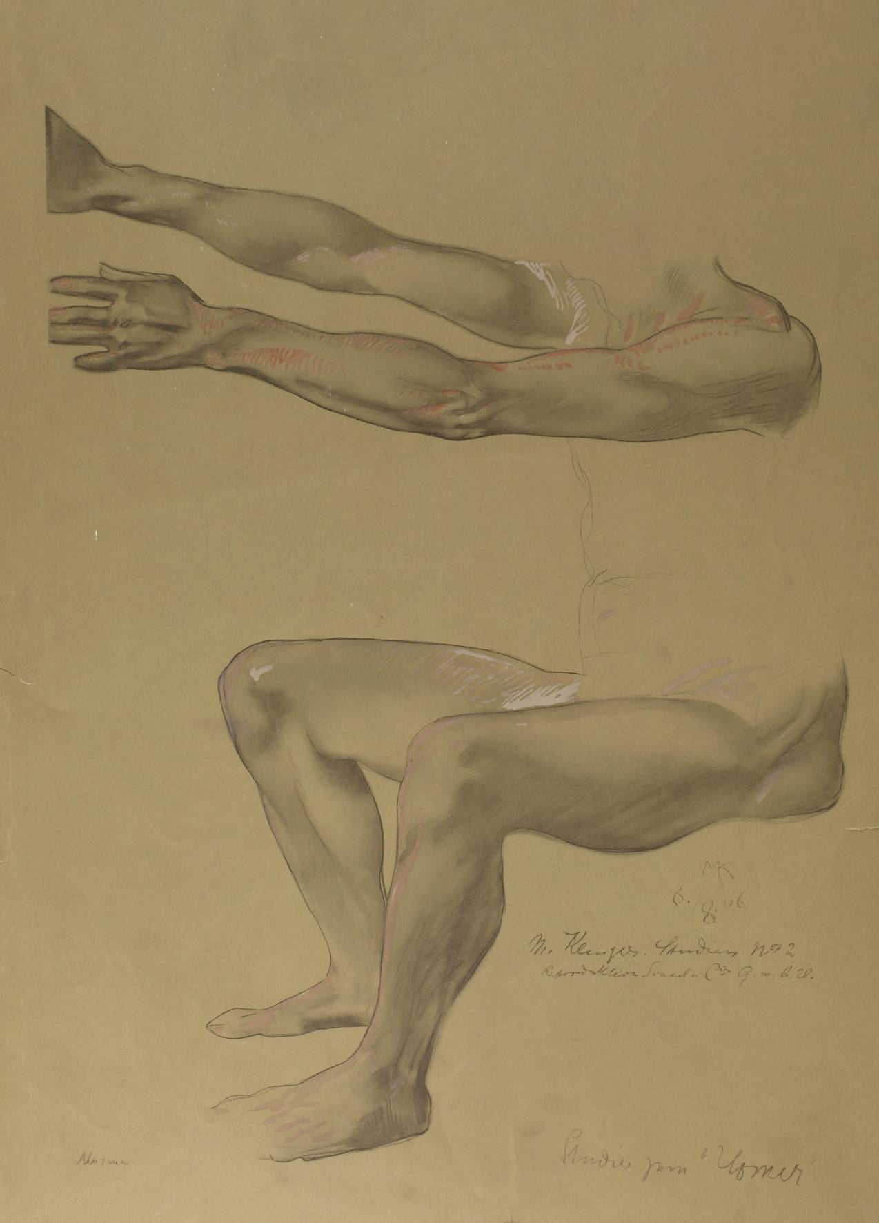 Nach Prof. Max Klinger, ”Studie zum Homer”