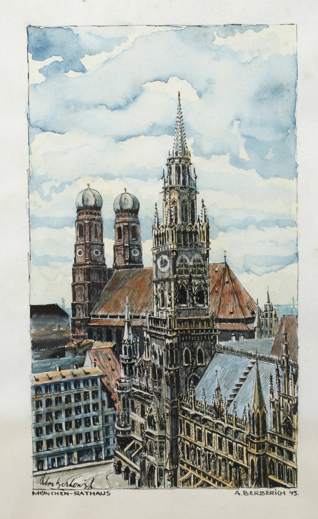 Anton Karl Berberich, ”München – Rathaus”