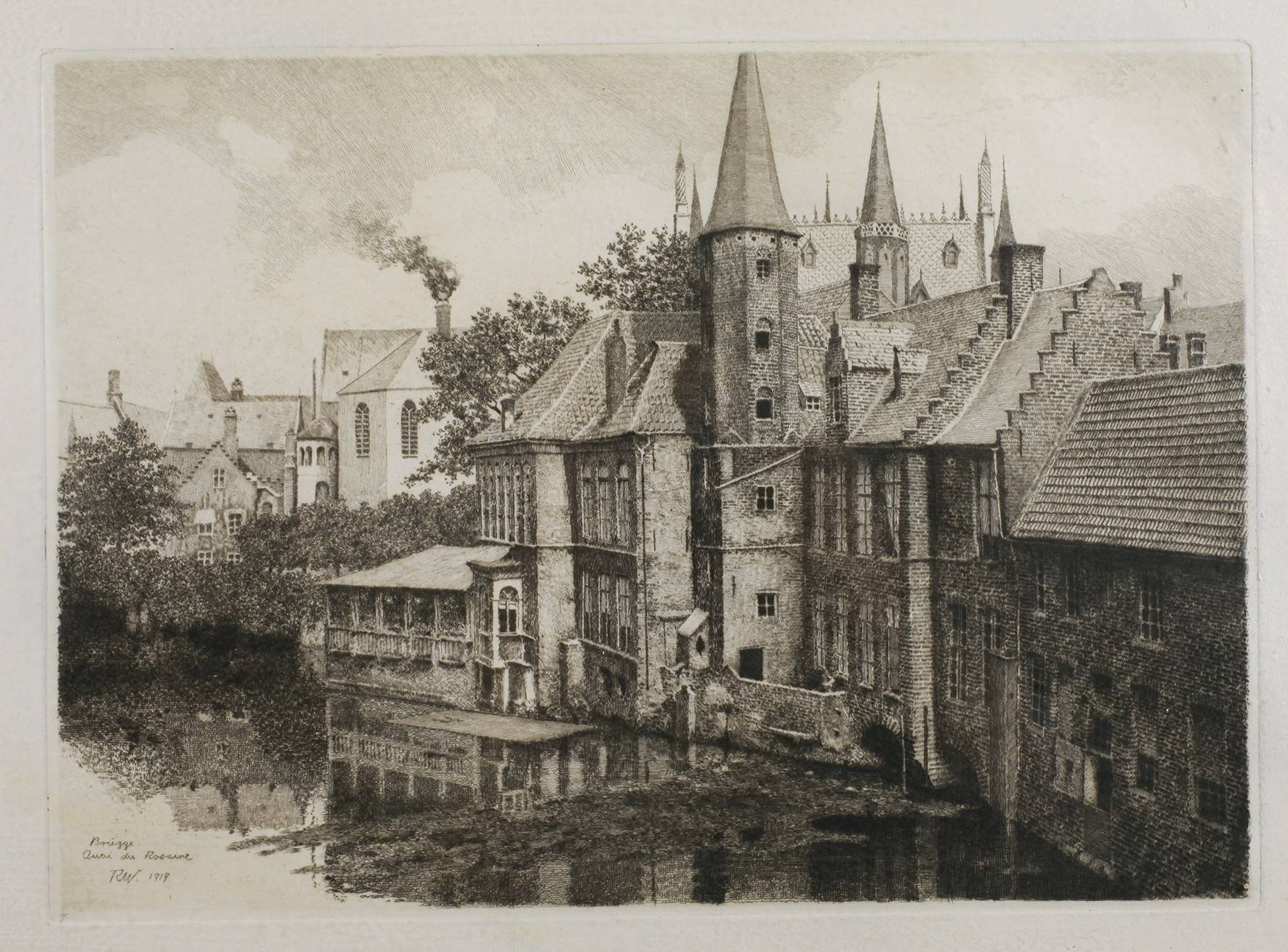 Der Rosenkranzkai in Brügge