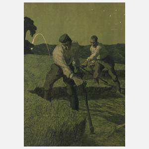 Eugen Osswald, ”Heu Ernte”