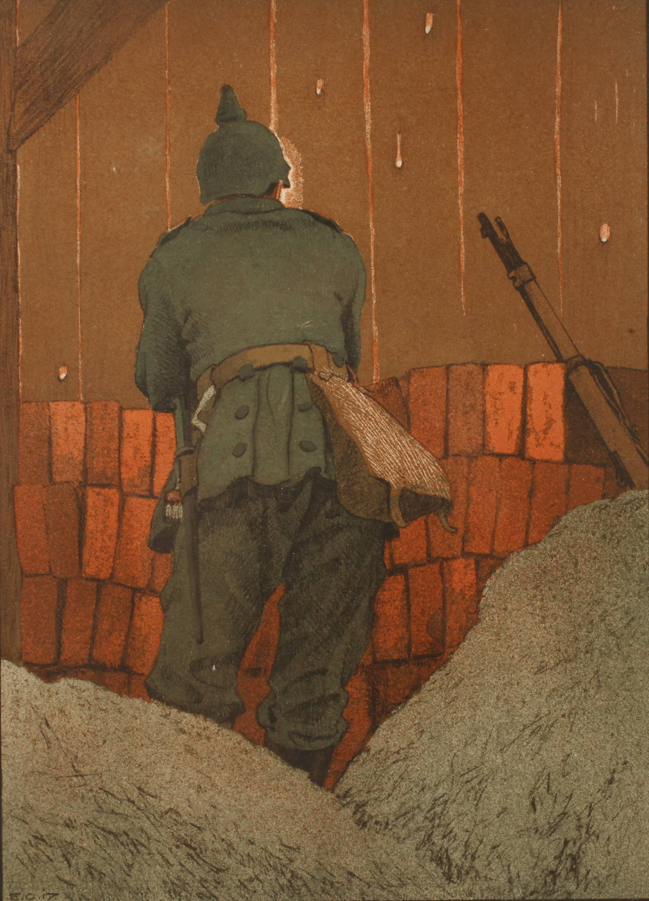 Eugen Osswald, ”Feldwache”