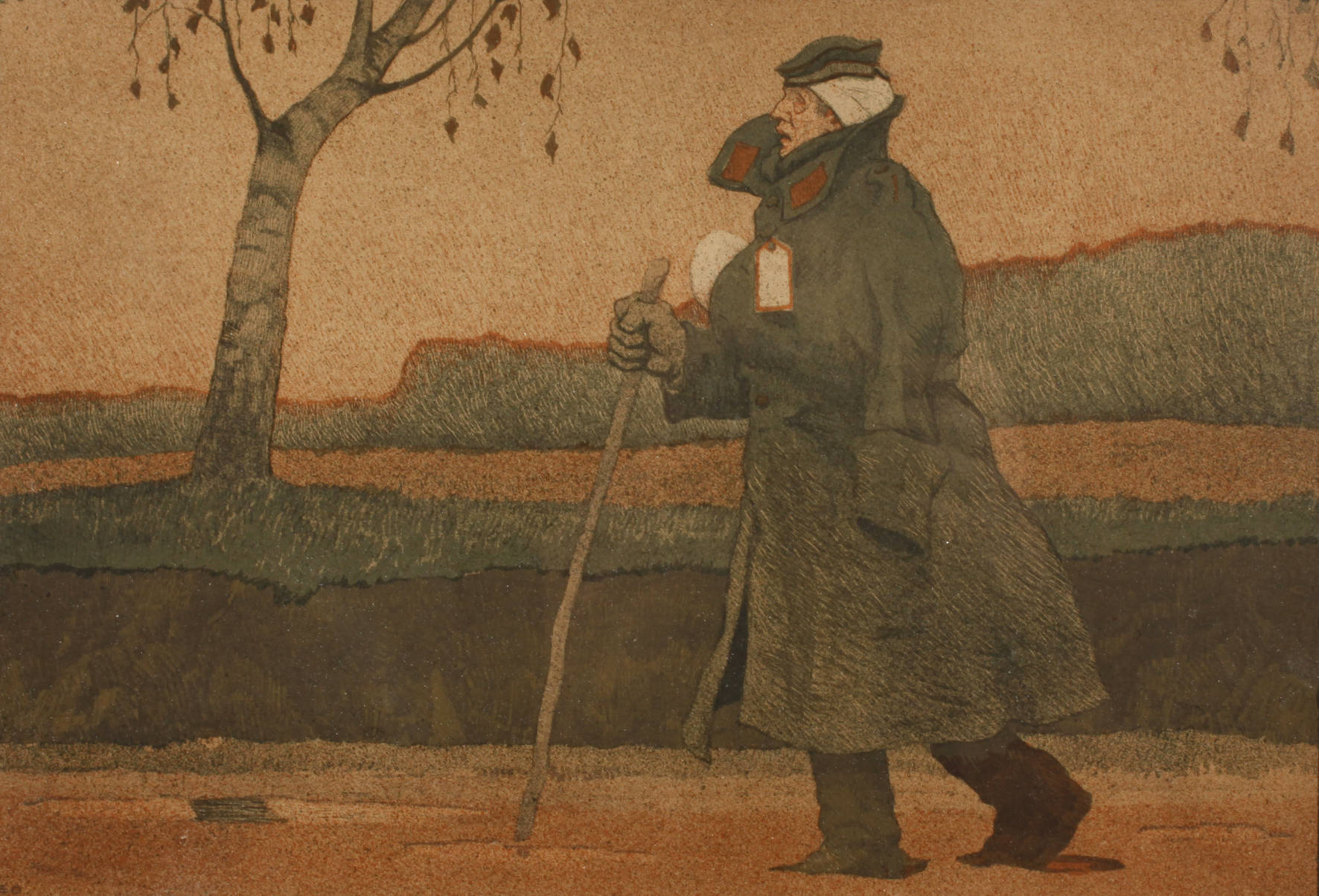 Eugen Osswald, ”Ins Lazarett”