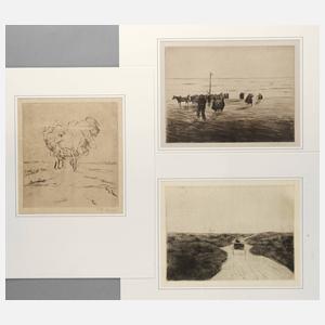 Prof. Paul Hans Ohmert, drei Grafiken