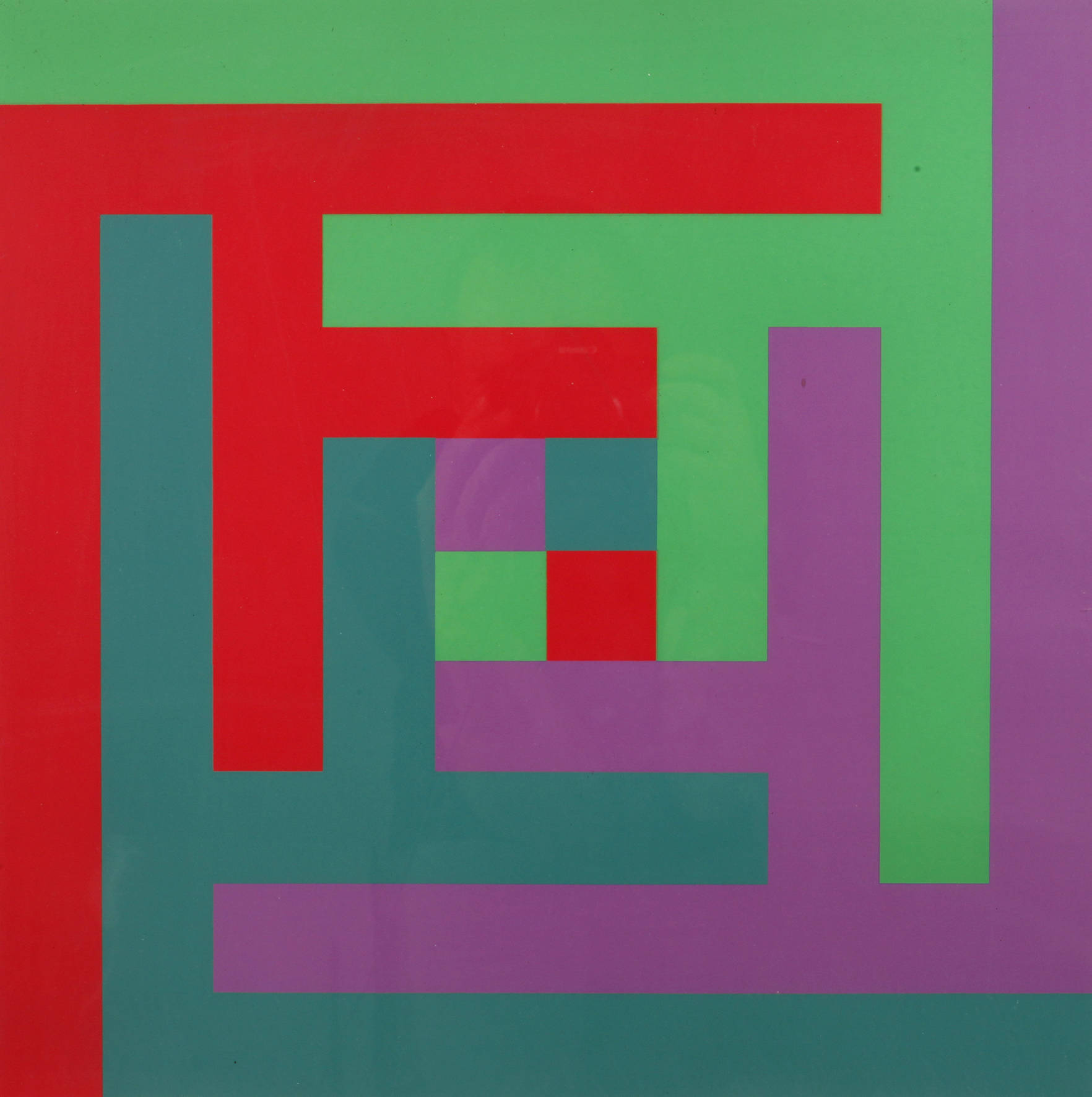 Richard Paul Lohse, ”Vier gebundene Gruppen”