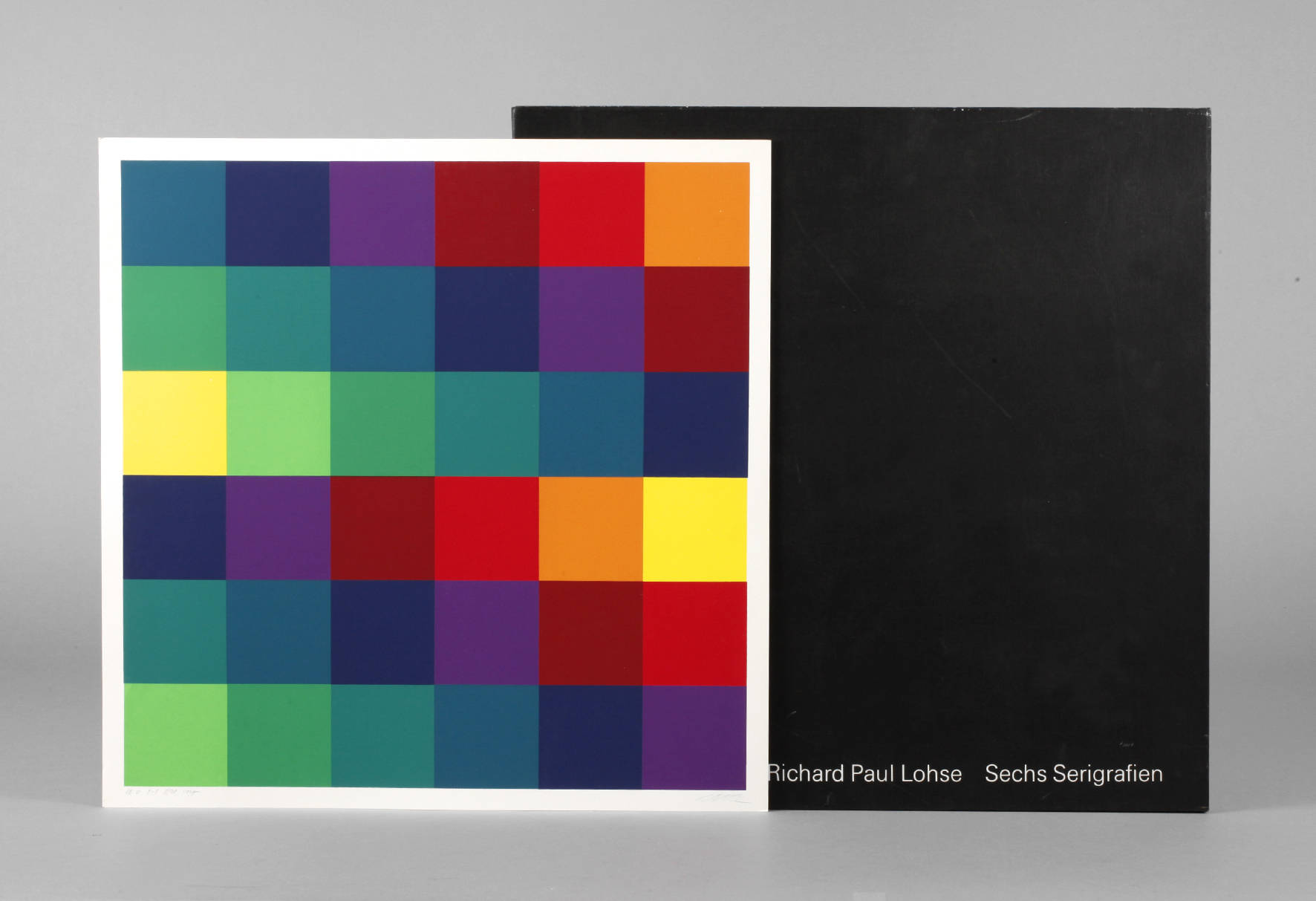 Richard Paul Lohse, ”Sechs systematische Farbreihen von gelb zu gelb”