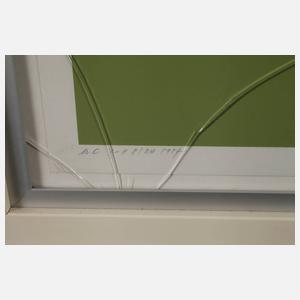 Richard Paul Lohse, ”Bewegung von vier kontrastierenden Gruppen aus einem Zentrum”