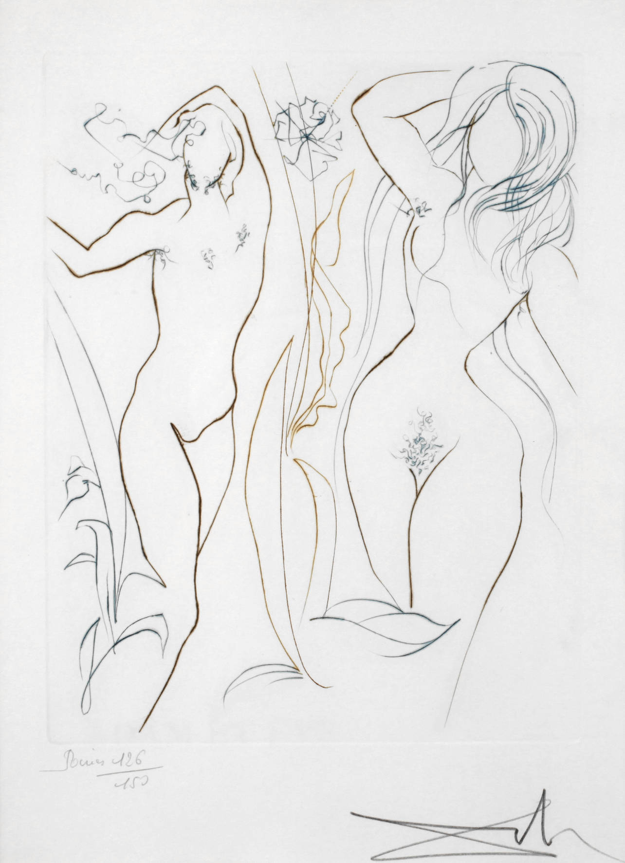 Salvador Dali, attr., ”Adam und Eva”