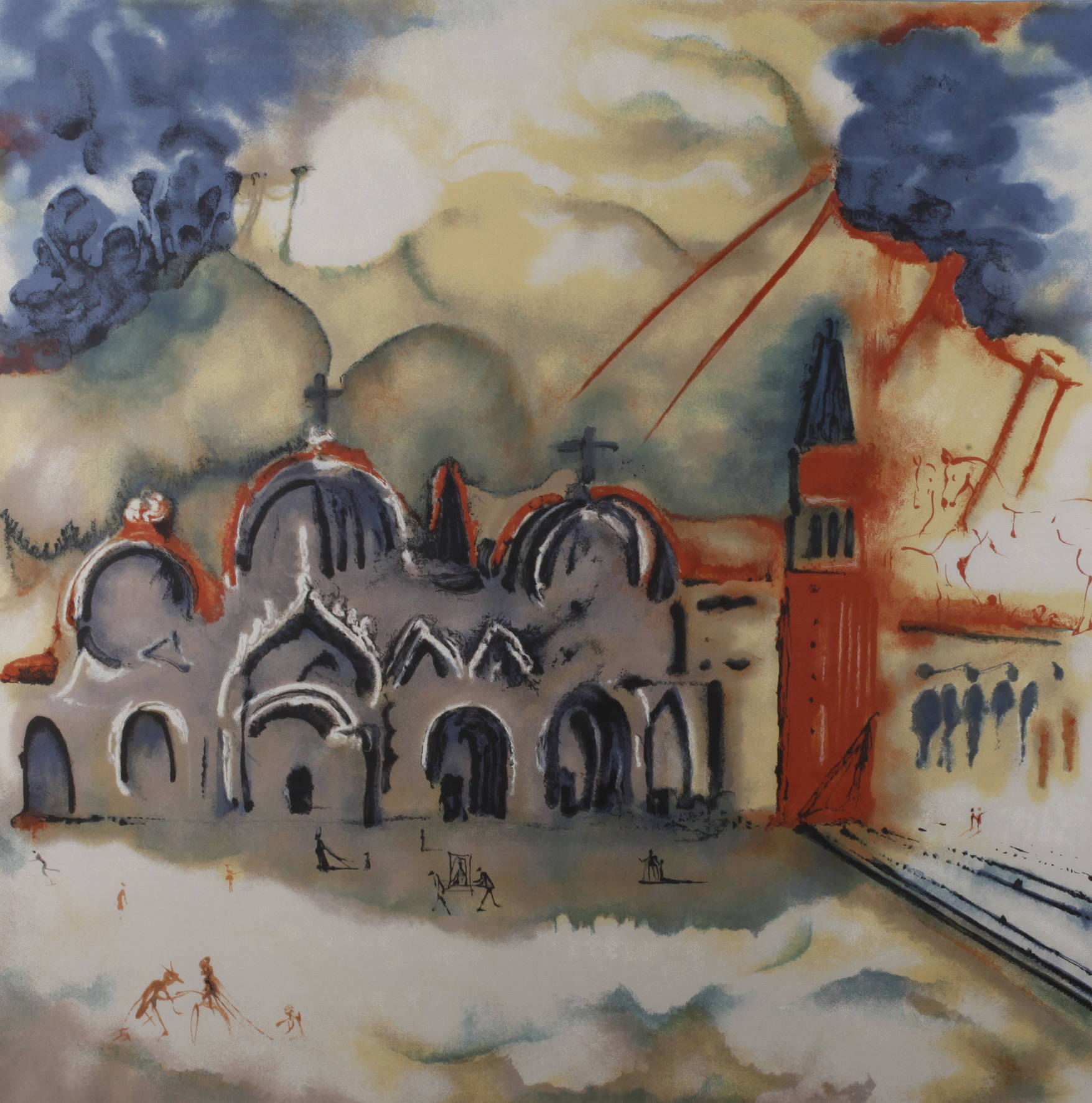 Nach Salvador Dali, ”Place Saint Marc”