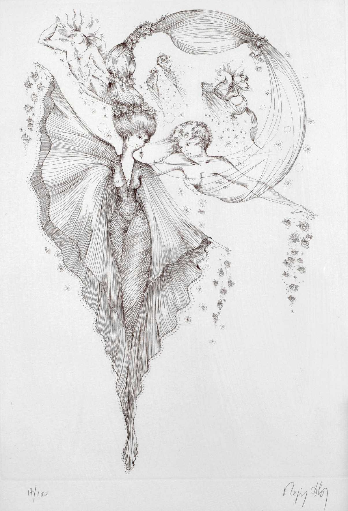 Régis Dho, tanzende Elfen,