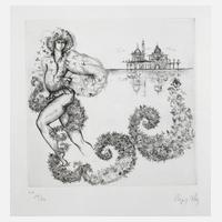 Régis Dho, Mädchen vor Schloss111