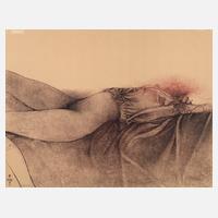 Bruno Bruni, Liegender Mädchenakt111