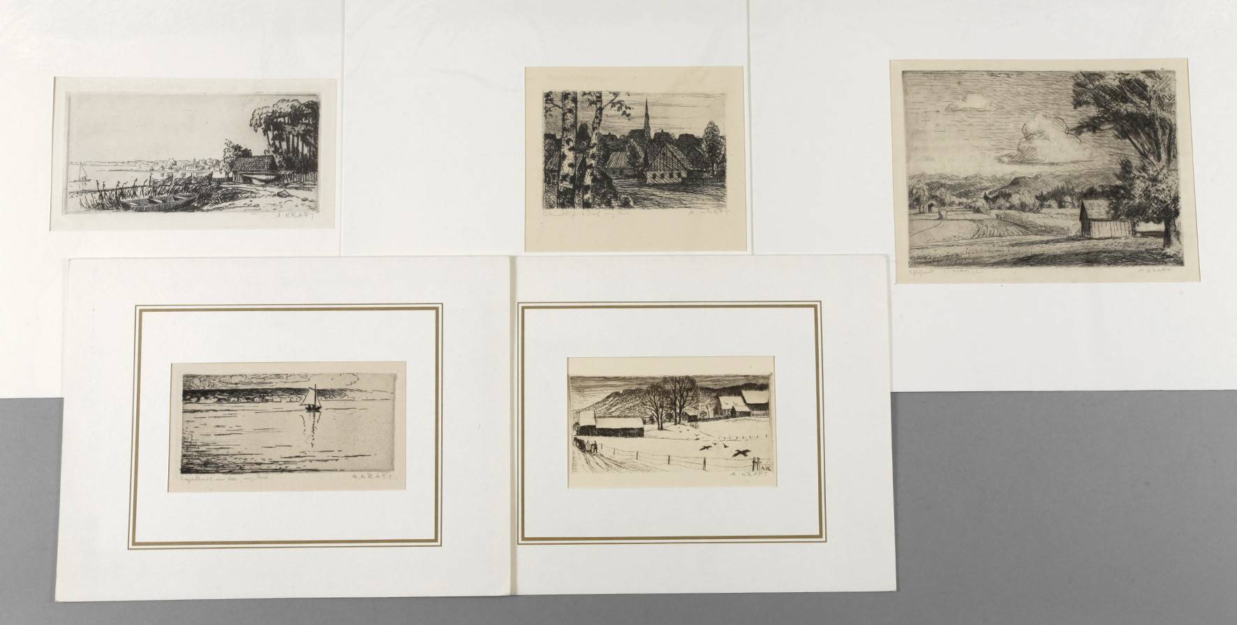 Adam Kraft, fünf Grafiken