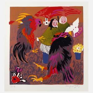 Ingrid Jörg, Hahnenkampf