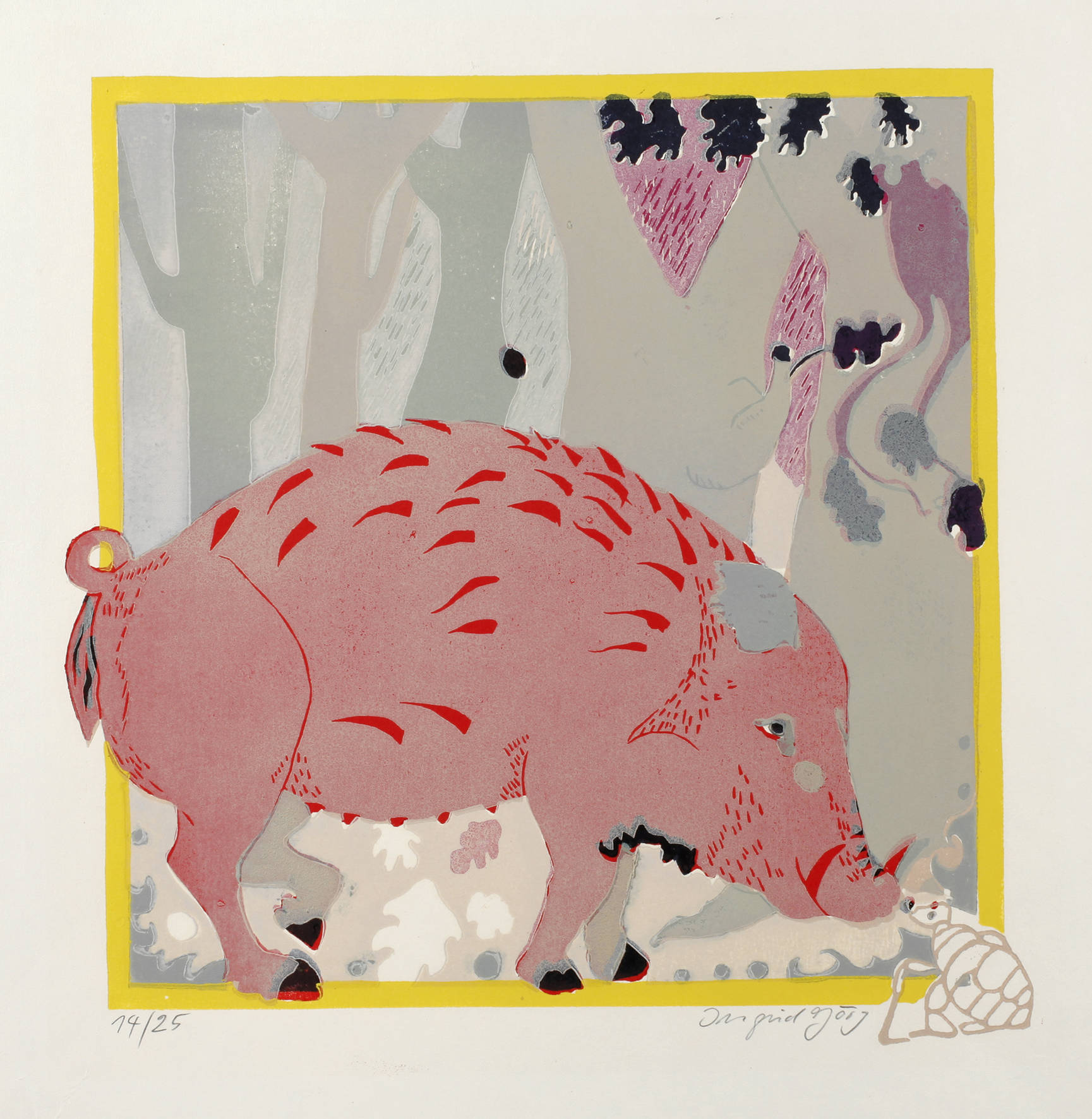 Ingrid Jörg, Sau mit Floh