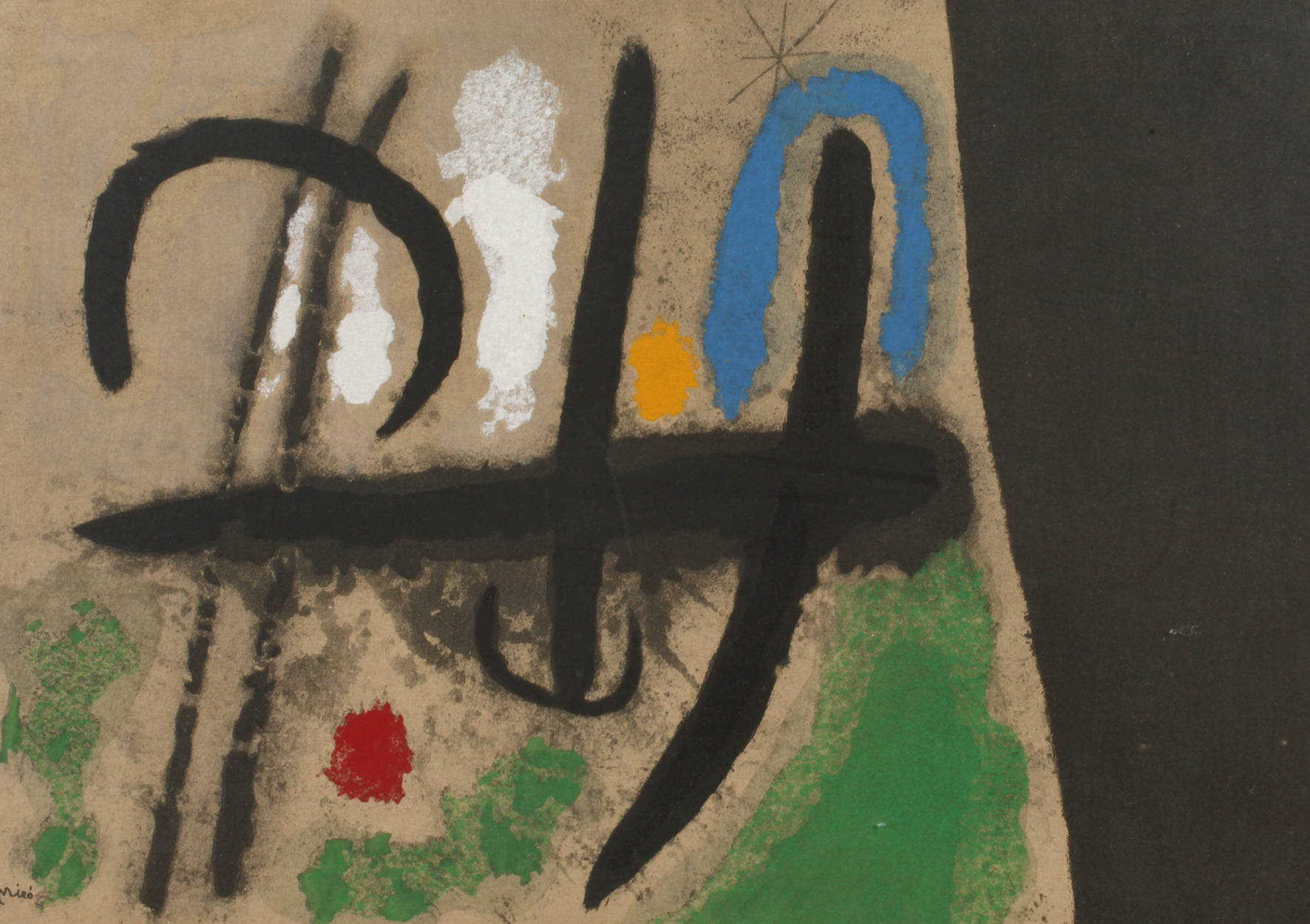 Joan Miró, Abstrakte Komposition