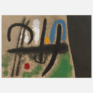 Joan Miró, Abstrakte Komposition