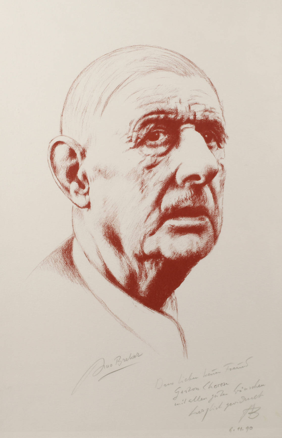 Prof. Arno Breker, ”Charles de Gaulle”