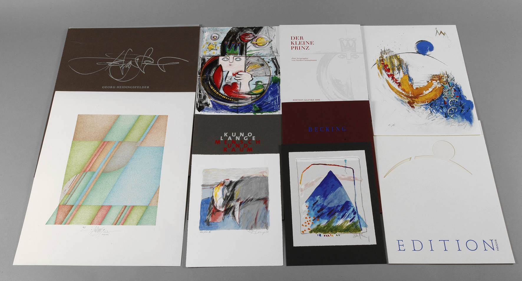 Konvolut Grafiken der Edition Klenke/Parador