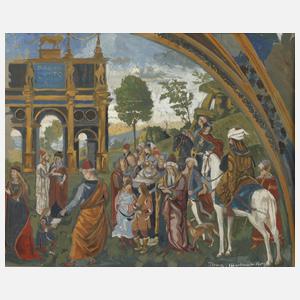 ”Disput der Heiligen Katharina ...” nach Pinturicchio