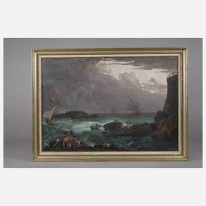 Schiffbruch an der Küste