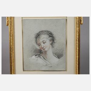 Klassizistisches Mädchenportrait