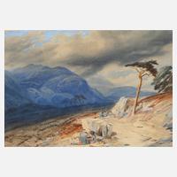 A. W. Smeeton, Ruhender Wanderer im Gebirge111